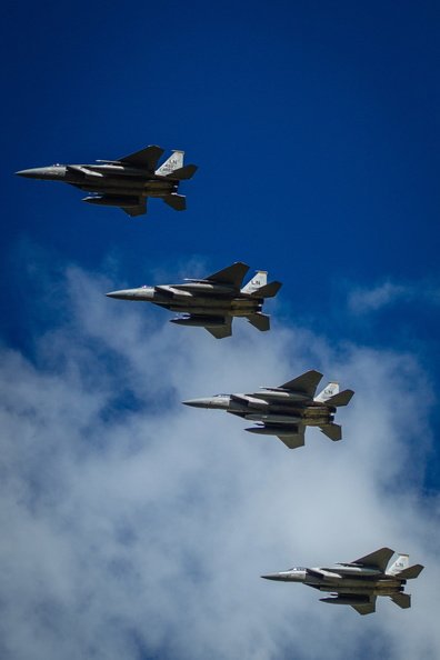 Twelve US Air Force F-15s deployed in Estonia 
