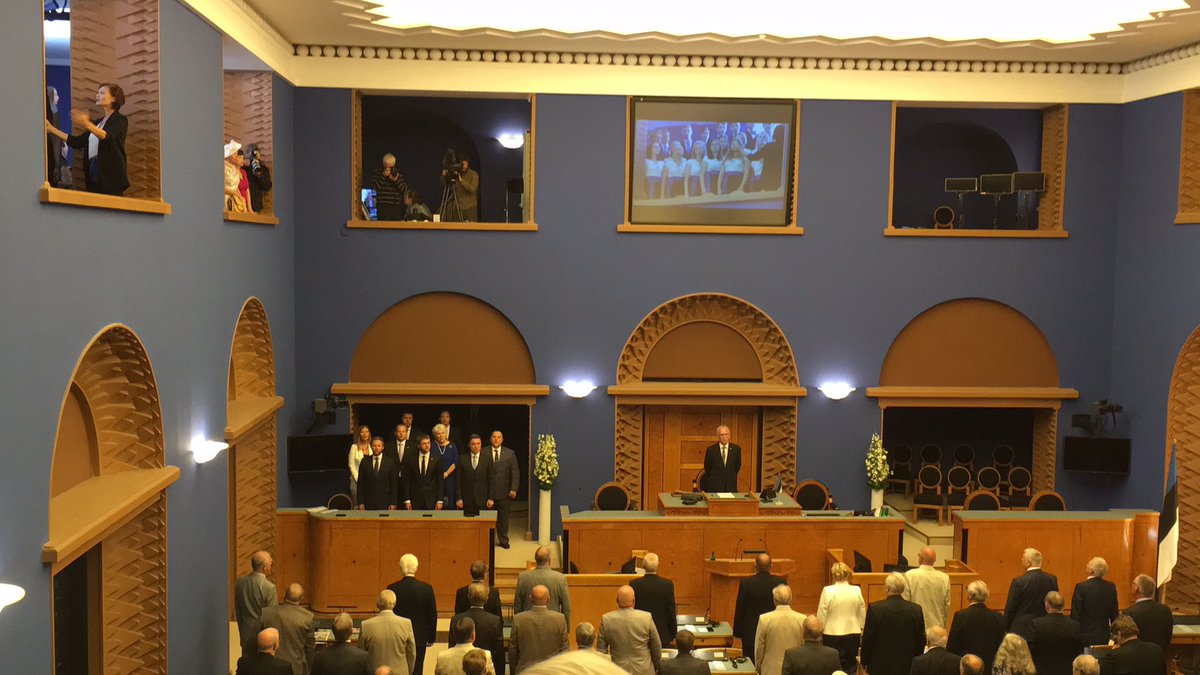 25th anniversary of restoration of Estonia's independence. Elagu Eesti!  