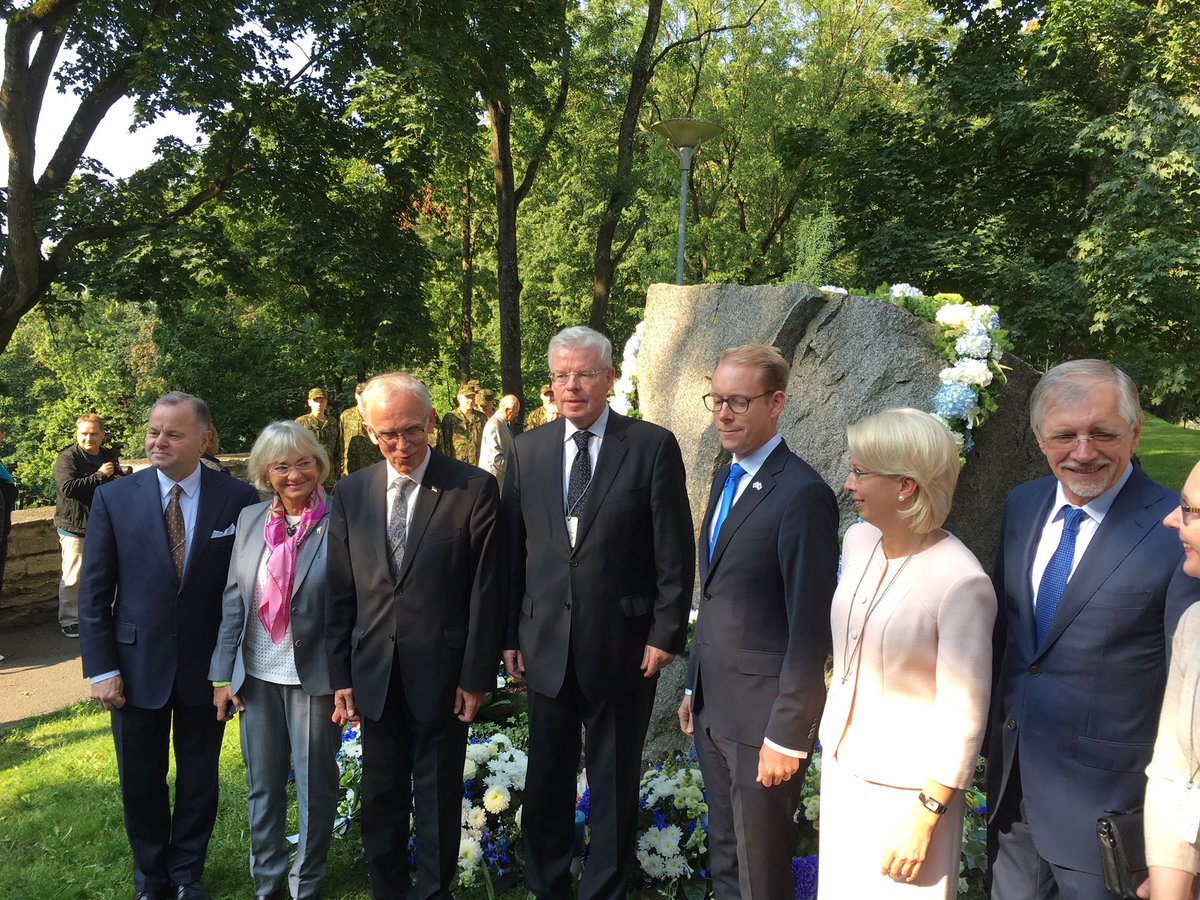 25th anniversary of restoration of Estonia's independence. Elagu Eesti!  