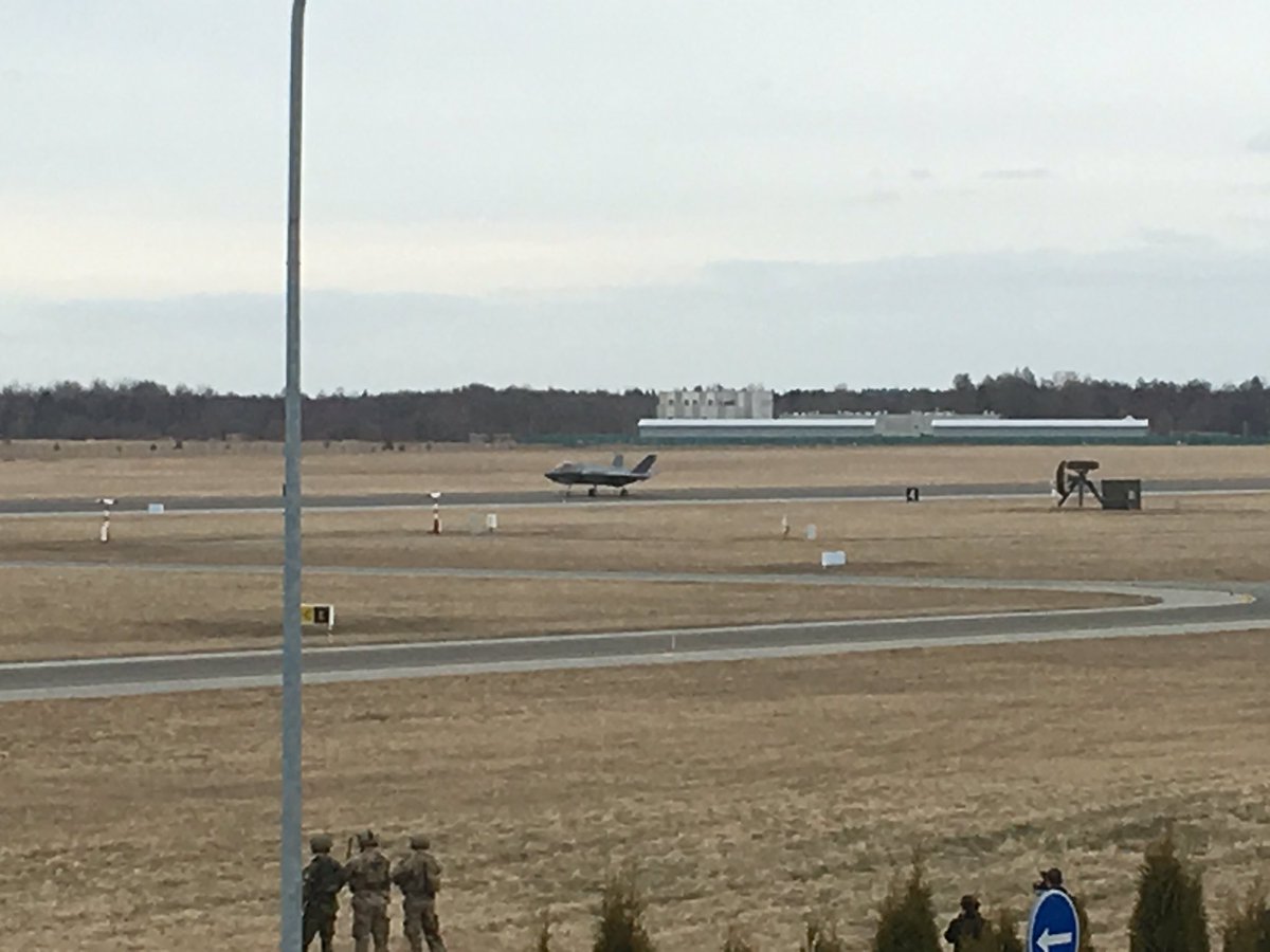 USAF F-35 arrived at Ämari Air Base