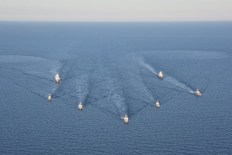 .@NATO vessels show up at Port of Tallinn Estonia 