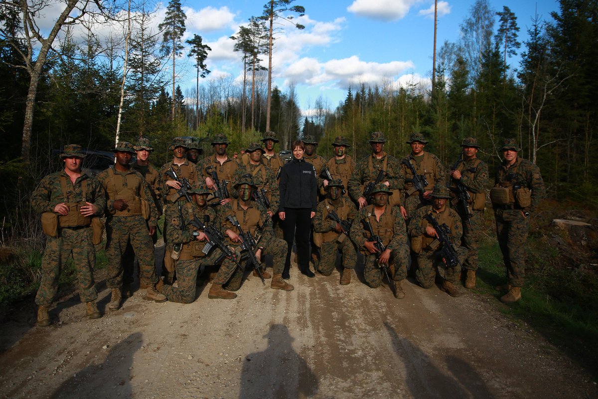 U.S Marines are participating for the first time in Exercise SIIL, a full alert drill for Estonian troops. With 15,000 personnel taking part, Estonia invited foreign observers to follow the exercise, highlighting NATO's commitment to transparency