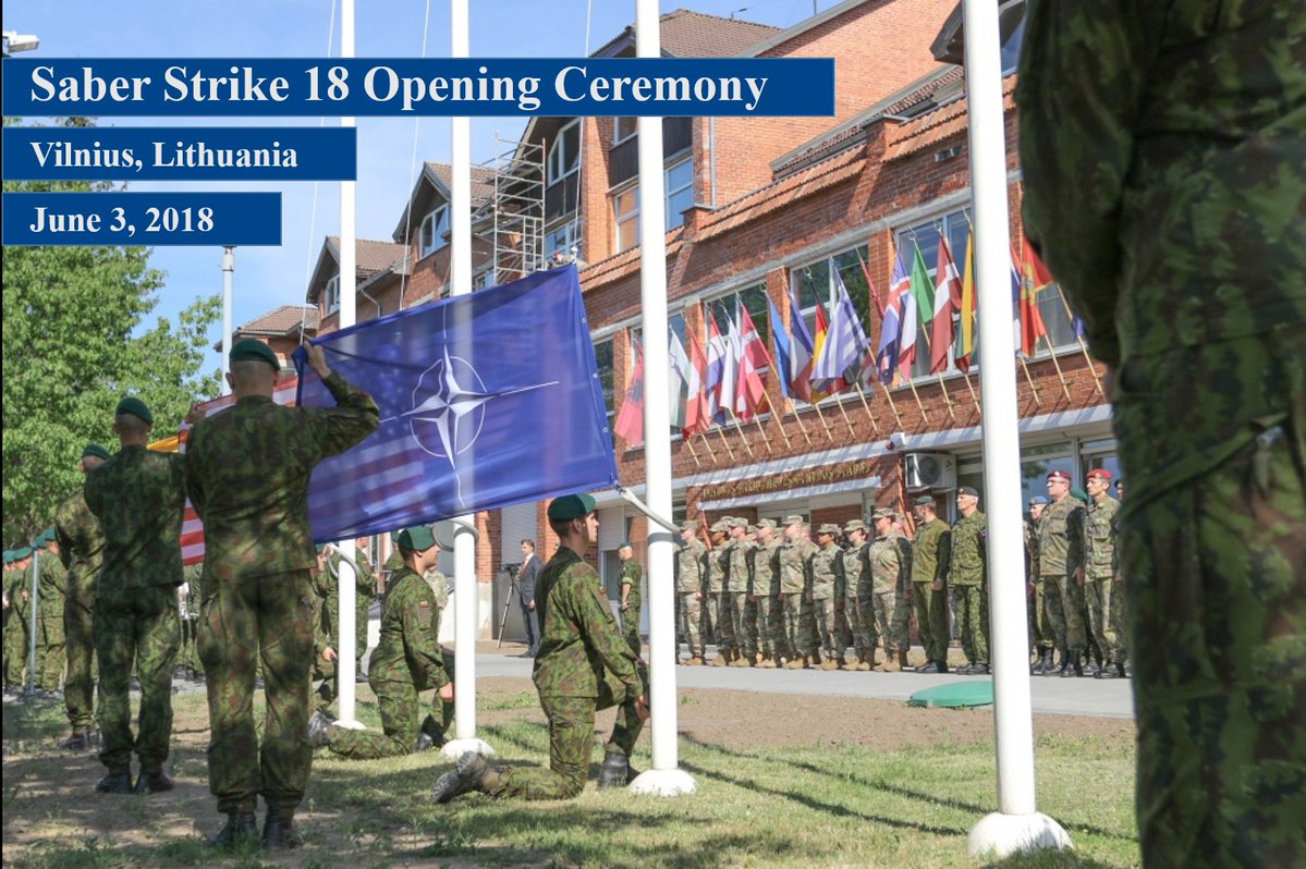 Saber Strike officially kicked off yesterday. U.S.  forces will be conducting various exercises with NATO Allies and partners in Estonia, Latvia, Lithuania, and Poland  to further improve Allied interoperability 