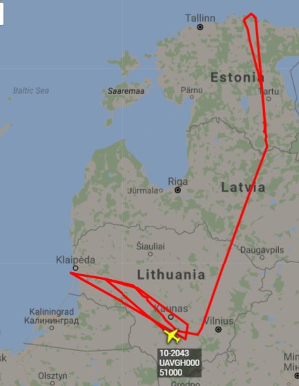 Global Hawk is certainly carrying out surveillance close to Kaliningrad airspace.   
