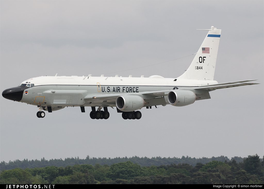 Eyes on Kaliningrad - US Air Force RC135V Rivet Joint 64-14844 TOKEN42   