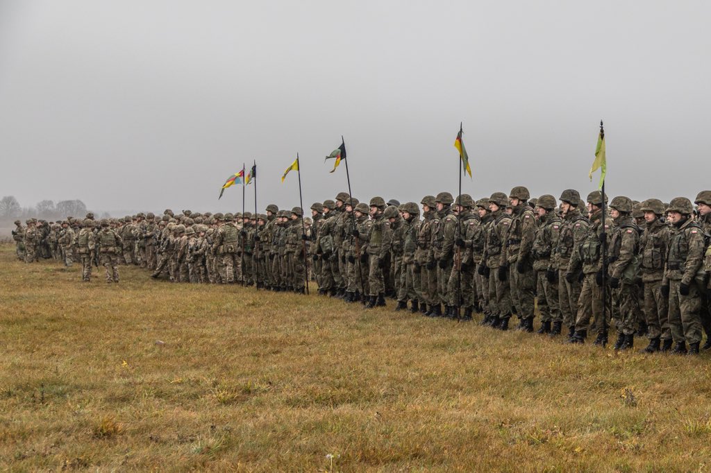 BGPOL officially begins NATO eFP's joint training exercise, ANAKONDA.
