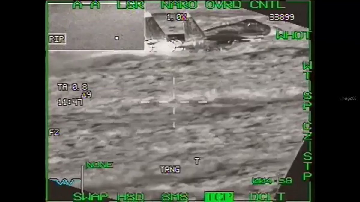 NATO Baltic Air Policing /  Footage from Belgium F-16AM Fighting Falcon painting Russia AF Sukhoi Su-27SM 