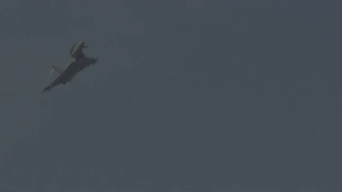 Typhoons from @RAFConingsby are off on another @NATO mission.   