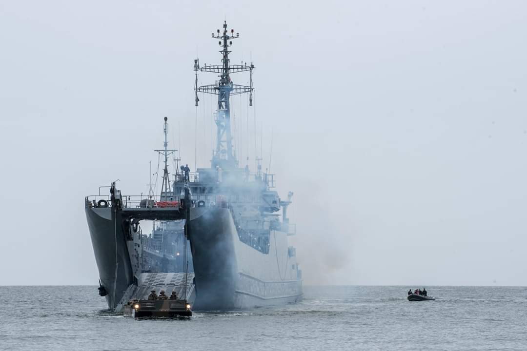 On June 16, 2019, an amphibious landing was counducted at Nemirseta Beach,, by troops participating in the exercise BALTOPS2019. The operation involved  ORPGniezno (822) minelayer-landing ship and ?? Juan Carlos I (L61) amphibious assault ship-aircraft carrier.    