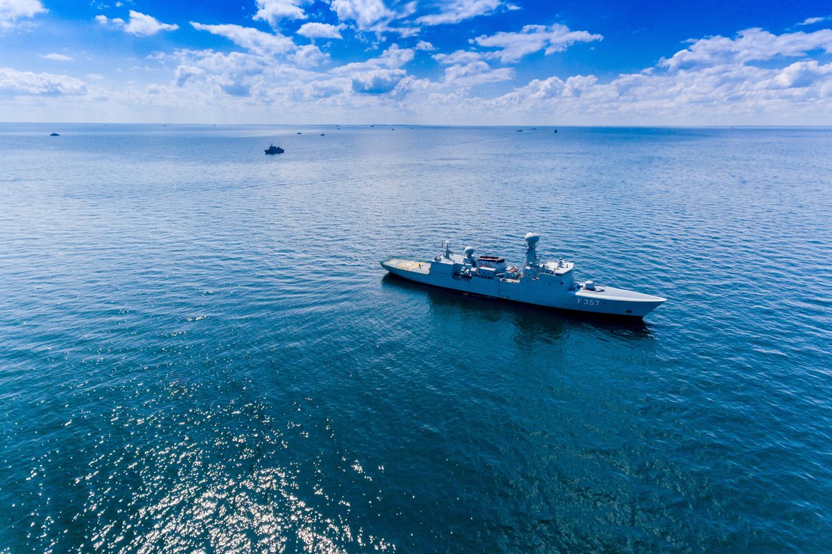 SNMG1 and SNMCMG1 both participating in BALTOPS 2019.   