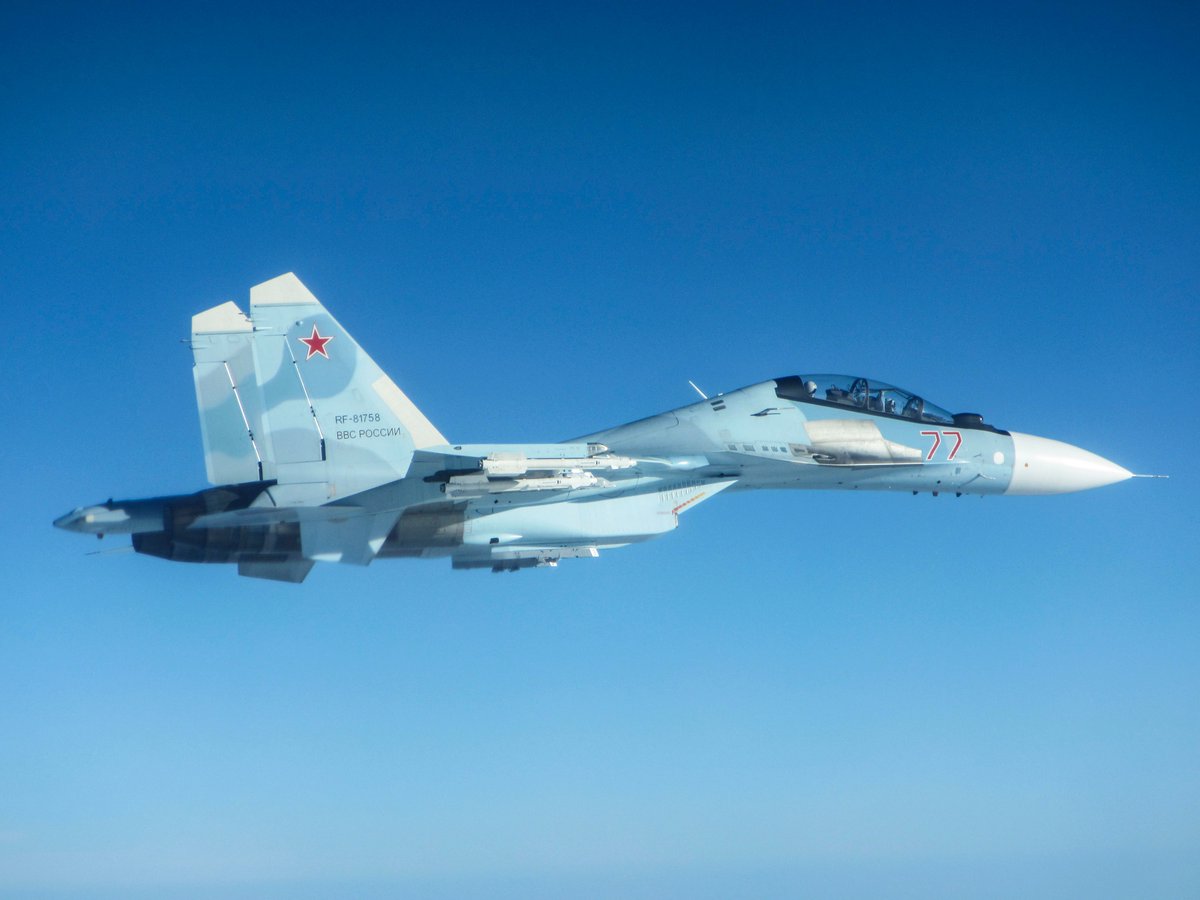 Royal Air Force Typhoon jets were scrambled twice over the weekend to intercept Russian military aircraft.  It means that the RAF have   made eight intercepts of Russian aircraft since taking over the Baltic Air Policing mission on May 3rd.   