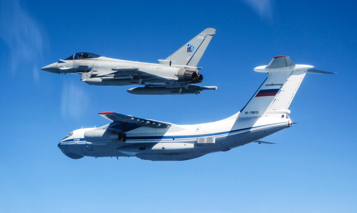 RAF Typhoon jets were scrambled on Sunday to intercept a Russian IL-76 military transport aircraft flying close to Estonian airspace. New Defence Sec @BWallaceMP said [we] are always ready to react to any scenario as we continue our commitment to our NATO allies.