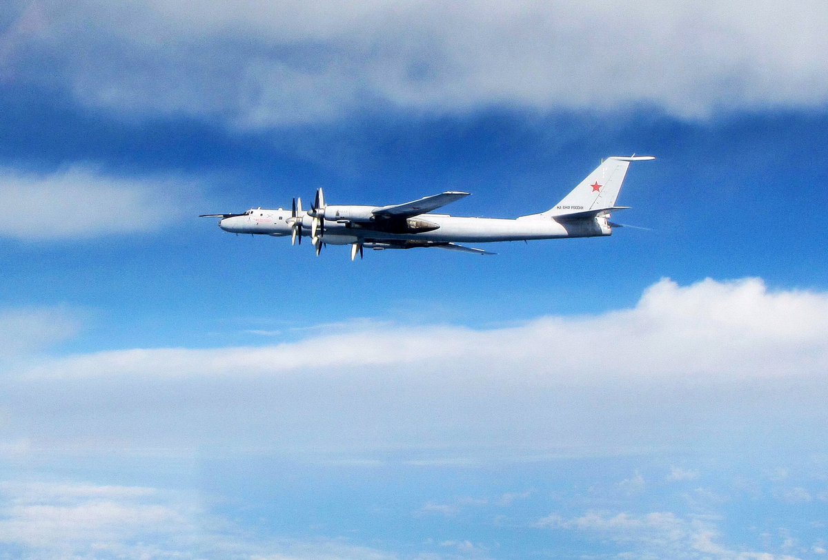Upon landing, one of the Typhoon pilots provided a report:   These Russian aircraft transiting the Baltic region were not on a recognised flight plan or communicating with Air Traffic Control. The intercept was uneventful and conducted in a professional manner throughout.