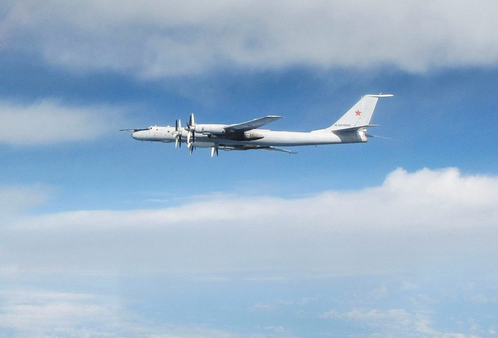 8 AUG: Baltic Air Policing Royal Air Force Typhoons EI01 and EI02 launched from Ämari, Estonia to intercept 1x Tu-142 and 2x Su-30 in international airspace over the Baltic Sea