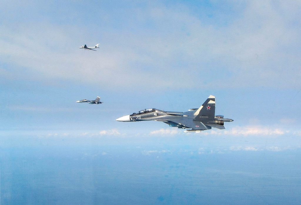 8 AUG: Baltic Air Policing Royal Air Force Typhoons EI01 and EI02 launched from Ämari, Estonia to intercept 1x Tu-142 and 2x Su-30 in international airspace over the Baltic Sea