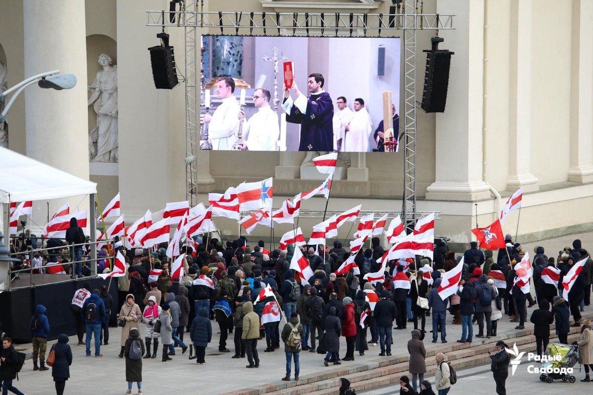 Belarusians, Lithuanians, Poles, Ukrainians gathered in Vilnius at the funeral ceremony for the heroes of the 1863-1864 anti-Russian uprising