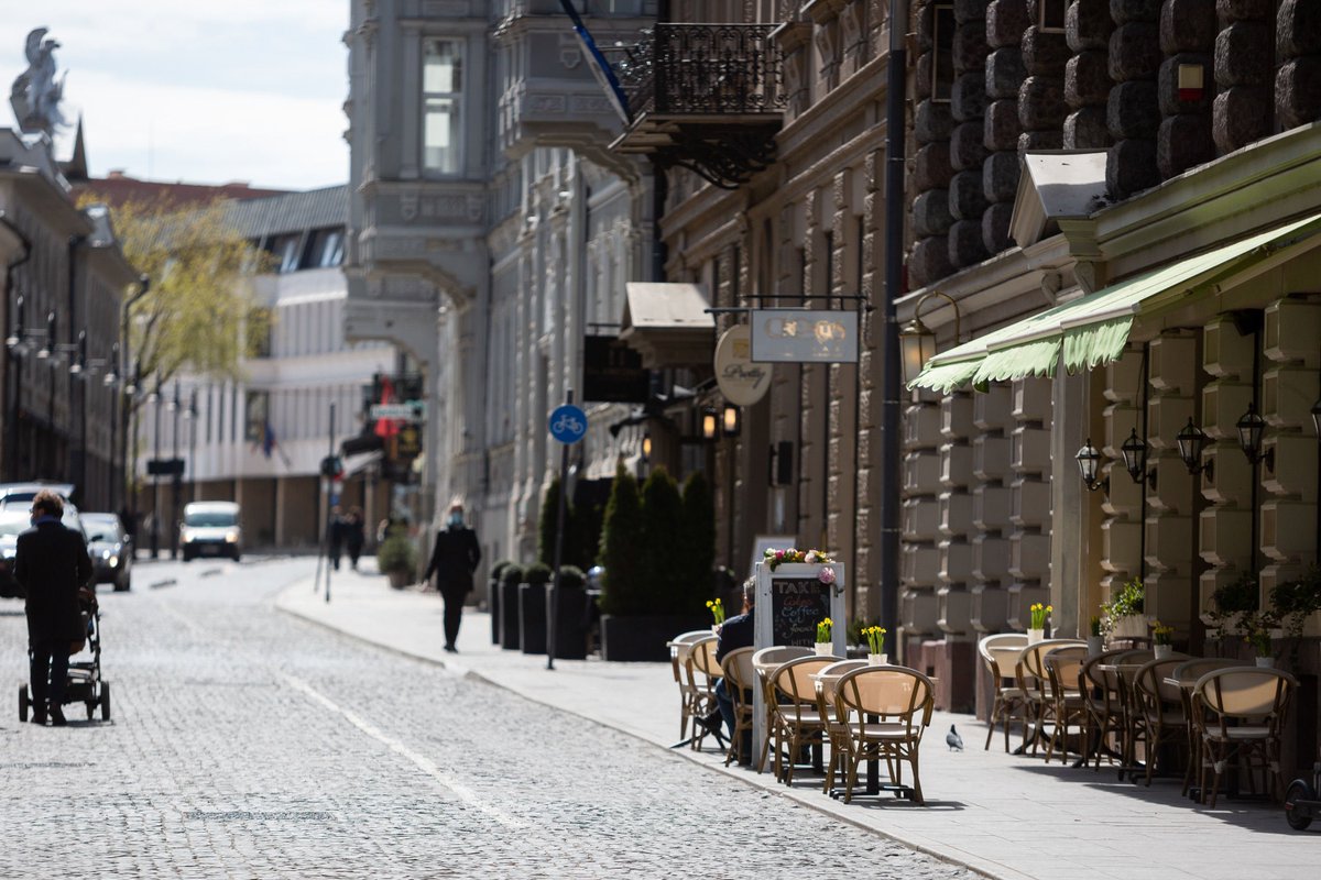 Lithuania reports five new confirmed coronavirus cases in the last 24 hours, the lowest number in the country in more than a month