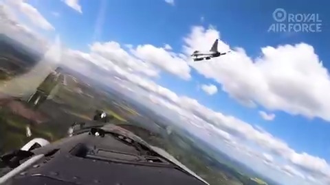 Footage released by the RAF from their intercept of a Russian Air Force IL-20 Coot while deployed on Baltic Air Policing