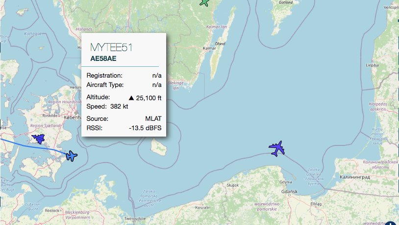 B-52 Bomber over the Baltic Sea. US Air Force MYTEE51, AE58AE