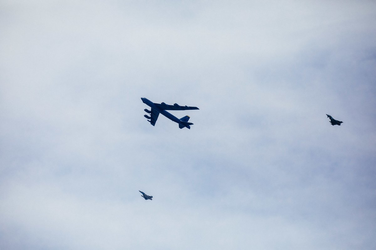 B-52s participate in #BomberTaskForce, BALTOPS 2020 exercise