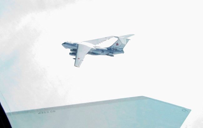 RAF Typhoons intercepted a Russian Air Force IL-78 MIDAS earlier today while deployed on Baltic Air Policing