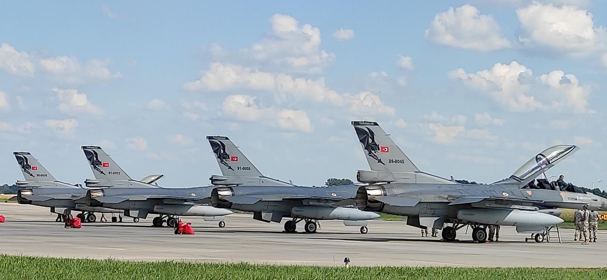 Turkish Air Forces have landed on Malbork Air Base, Poland for the first time for Enhanced Air Policing missions  