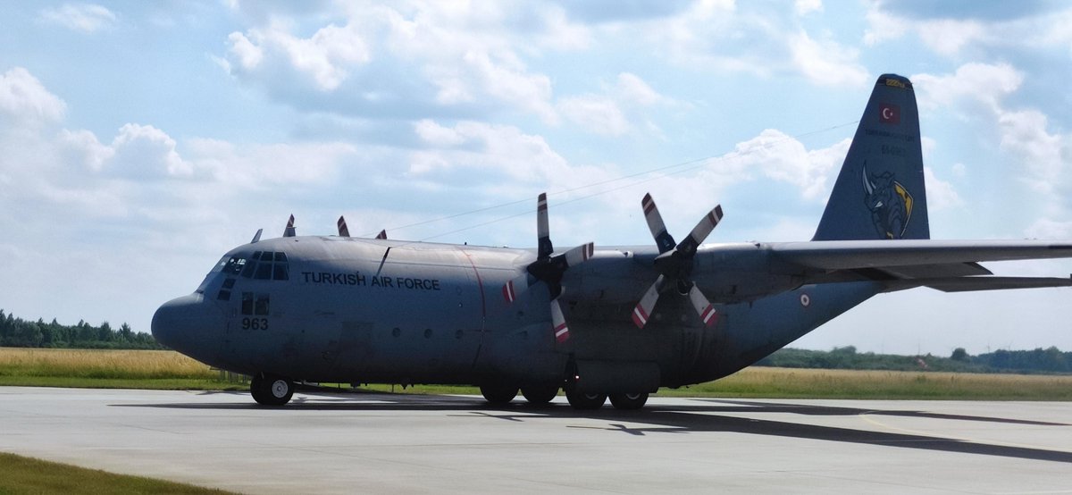 Turkish Air Forces have landed on Malbork Air Base, Poland for the first time for Enhanced Air Policing missions  