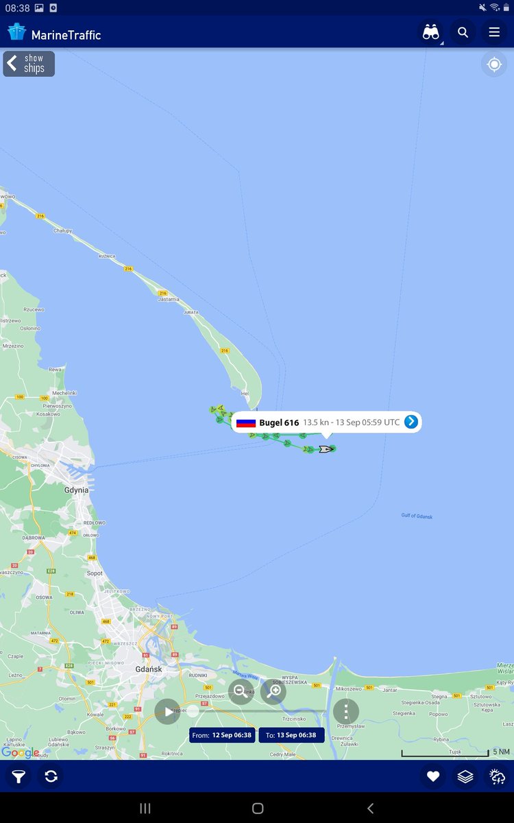 Apparently an another case of AIS-spoofing of Russian warships' positions in the proximity of maritime borders of NATO members.  It happens in time when a number of warships of the Baltic Fleet are at sea and holding drills within the framework of Zapad-21