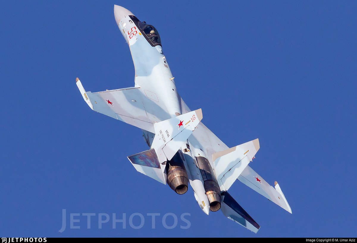 RuAF Sukhoi Su-35S (Reg. RF-81746, hex 1B3F52) fighter jet appeared on FR24 today during the course of its flight over the Baltic Sea (presumably an escort of Russian strategic bombers)