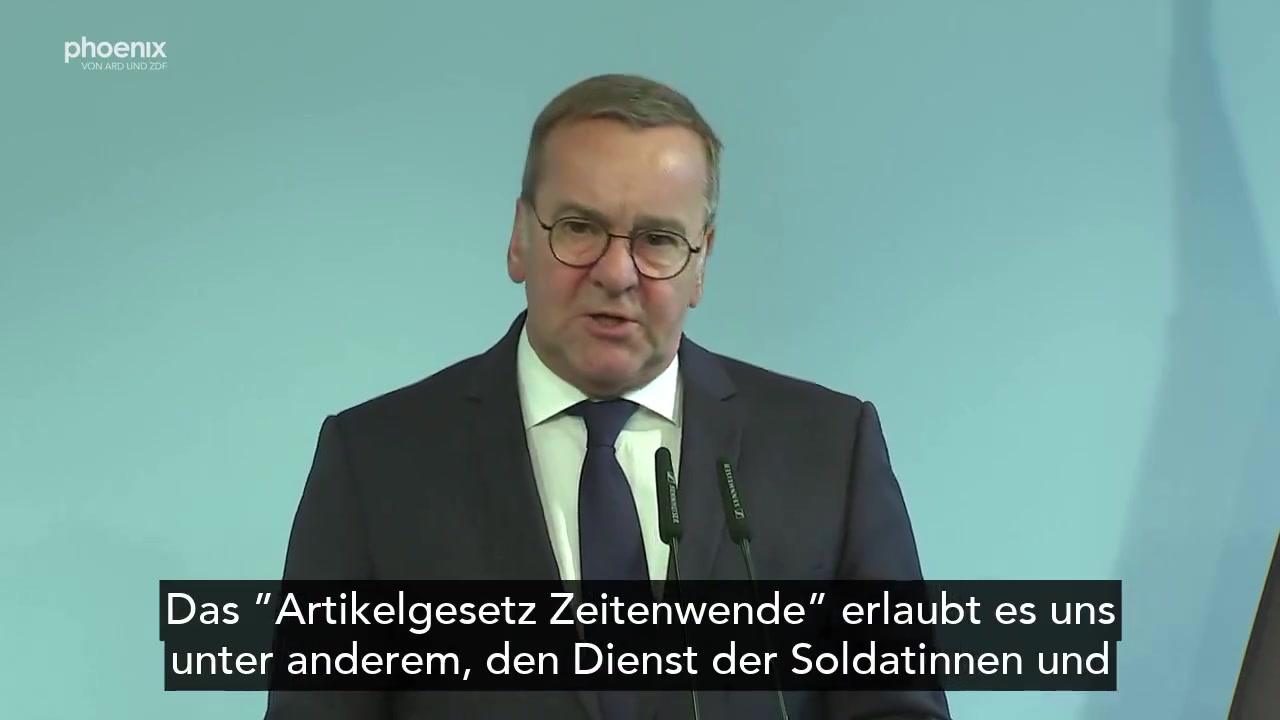 El ministro de Defensa, Boris Pistorius, ha declarado que la Ley del artículo sobre el punto de inflexión y el acuerdo adicional con Lituania son pasos extremadamente importantes en el camino de la Brigada Lituana. Permiten a los soldados servir de forma más flexible y mejoran las condiciones marco. @BMVg_Bundeswehr