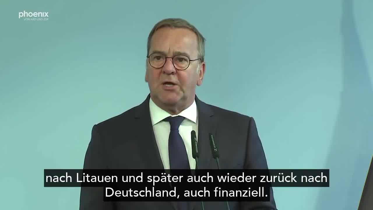 The Article Law on the Turning Point and the additional agreement with Lithuania are extremely important steps on the path of the Lithuania Brigade, said Defense Minister Boris Pistorius. It allows soldiers to serve more flexibly and improves the framework conditions. @BMVg_Bundeswehr