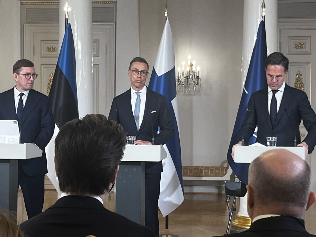 Following a meeting among Baltic Sea leaders and NATO chief Rutte, Finnish President @alexstubb lists a number of results, including more ships in a NATO patrol and a primer for other countries on how Helsinki navigated the December seizure of the Eagle S so others may follow