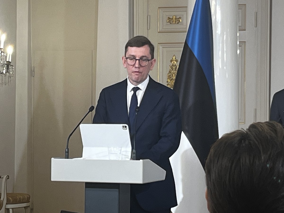 Estonia and the other Baltic States believe Russia is likely trying to test/punish them for their decision to completely decouple from the Russian energy grid in February. Estonian PM @KristenMichalPM  says nothing can deter this. Russia is not a reliable partner, he says