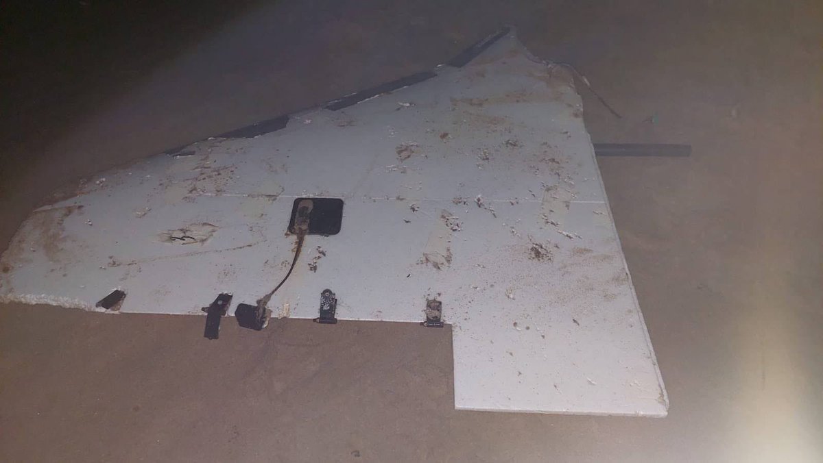Yesterday, October 5th, the wing section from a Russian “Shahed/Geran” one-way attack drone was found washed-up on the beach in the Salacgrīva Parish, Limbaži Municipality of Latvia