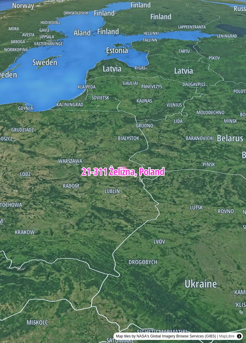 Polish authorities are investigating a site in Żelizna, Lubusz Voivodeship, after a man spotted drone-like debris during a forest walk. The police, aided by the Military Gendarmerie and prosecutors, are securing the area following the discovery